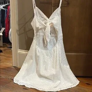 blue and white short dress Picking Flowers Mini Dress - White and Blue, Large | Hazel and Olive